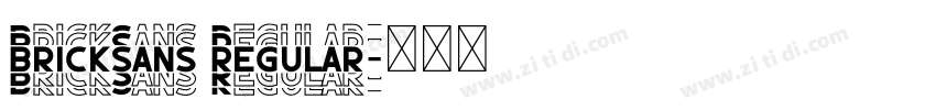 BrickSans Regular字体转换